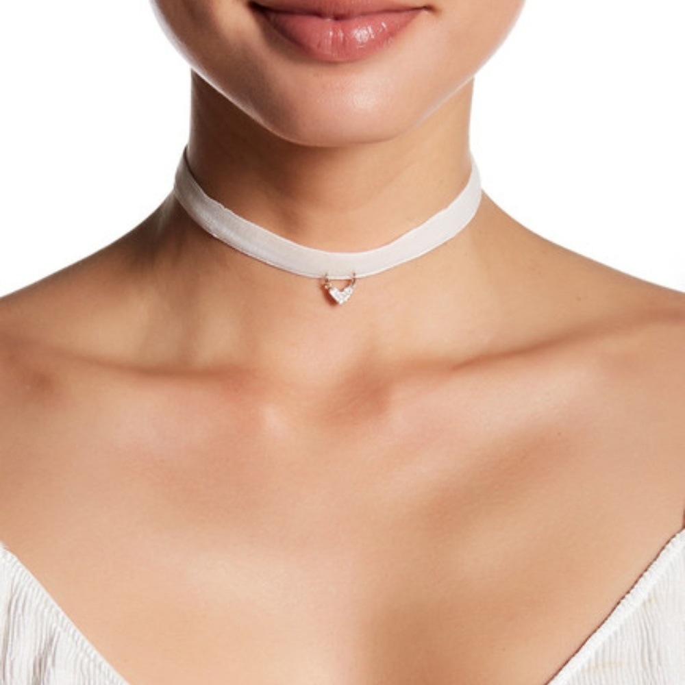 Jules Smith Joplin Pave Heart Choker